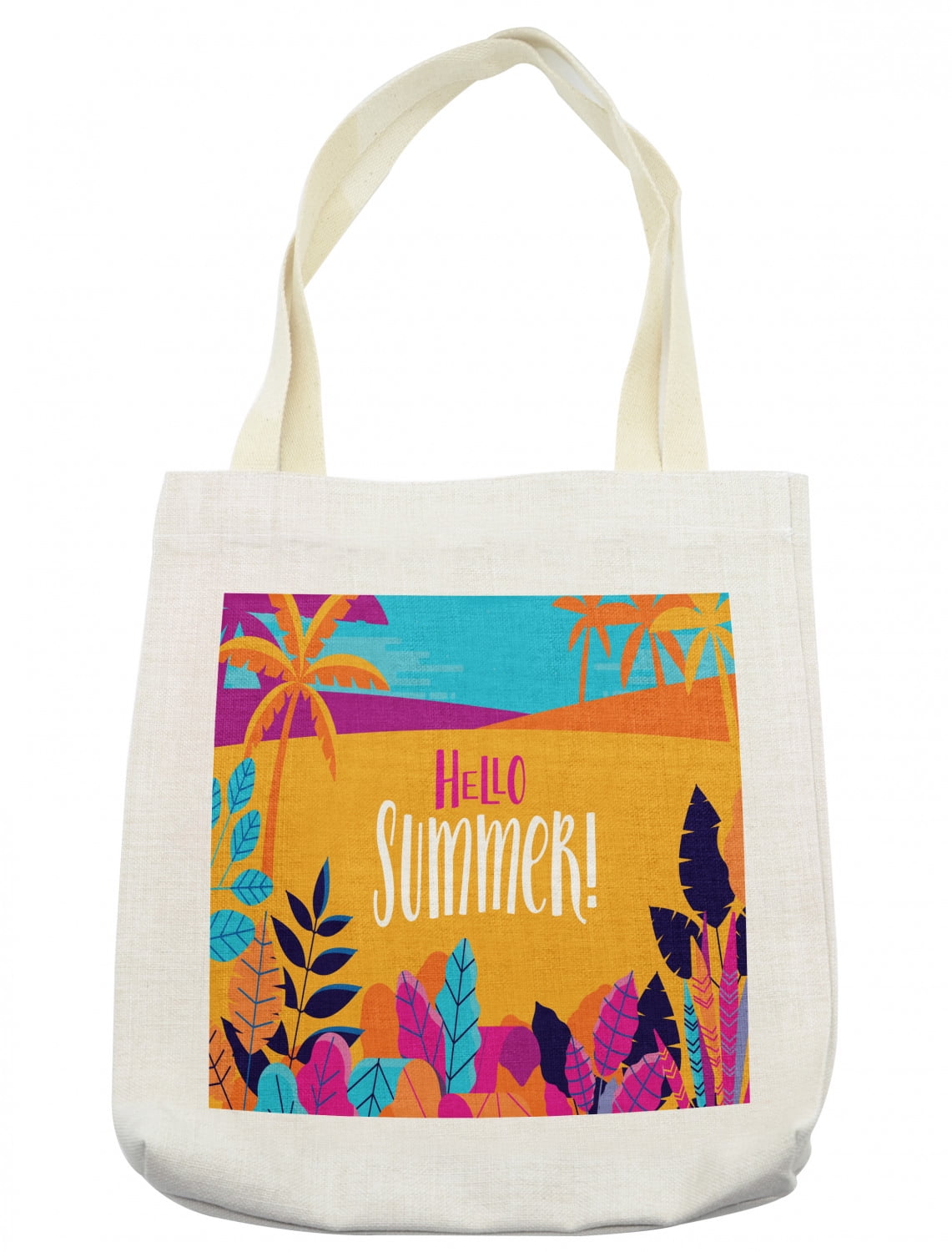 hello summer beach bag