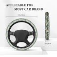 thumbnail image 3 of Fotbe I Haven't Been Everywhere But Its On My List Funda para Volante Universal de 15 pulgadas, Accesorios para Auto para Hombre y Mujer, Protector de Volante Cómodo para SUV y Sedán, 3 of 6
