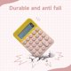 thumbnail image 3 of Calculadora Exlliy de Escritorio Pequeña Rosa con Pantalla LCD de 8 Dígitos, 3 of 6