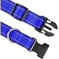 thumbnail image 3 of LAICAIW Reflective Dog Collar,Soft Neoprene Padded Breathable Nylon Pet Collar Adjustable for Small Dogs,Navy Blue,S, 3 of 7