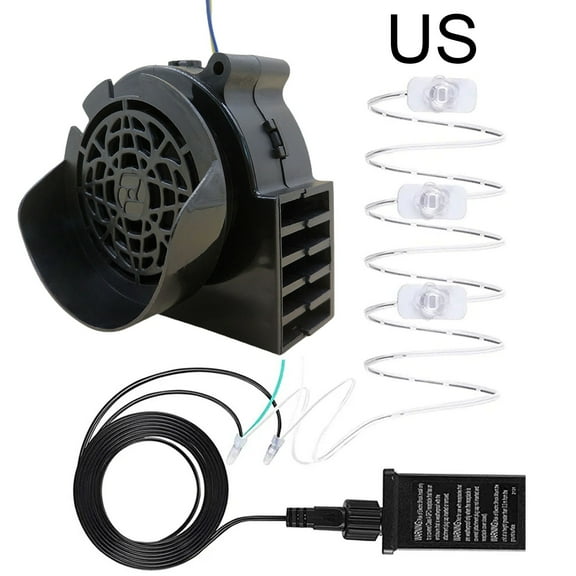 1Set 12V 0.5A Fan Blower Motor with 3 LEDs Lig, for Garden Yard Inflatable Decor