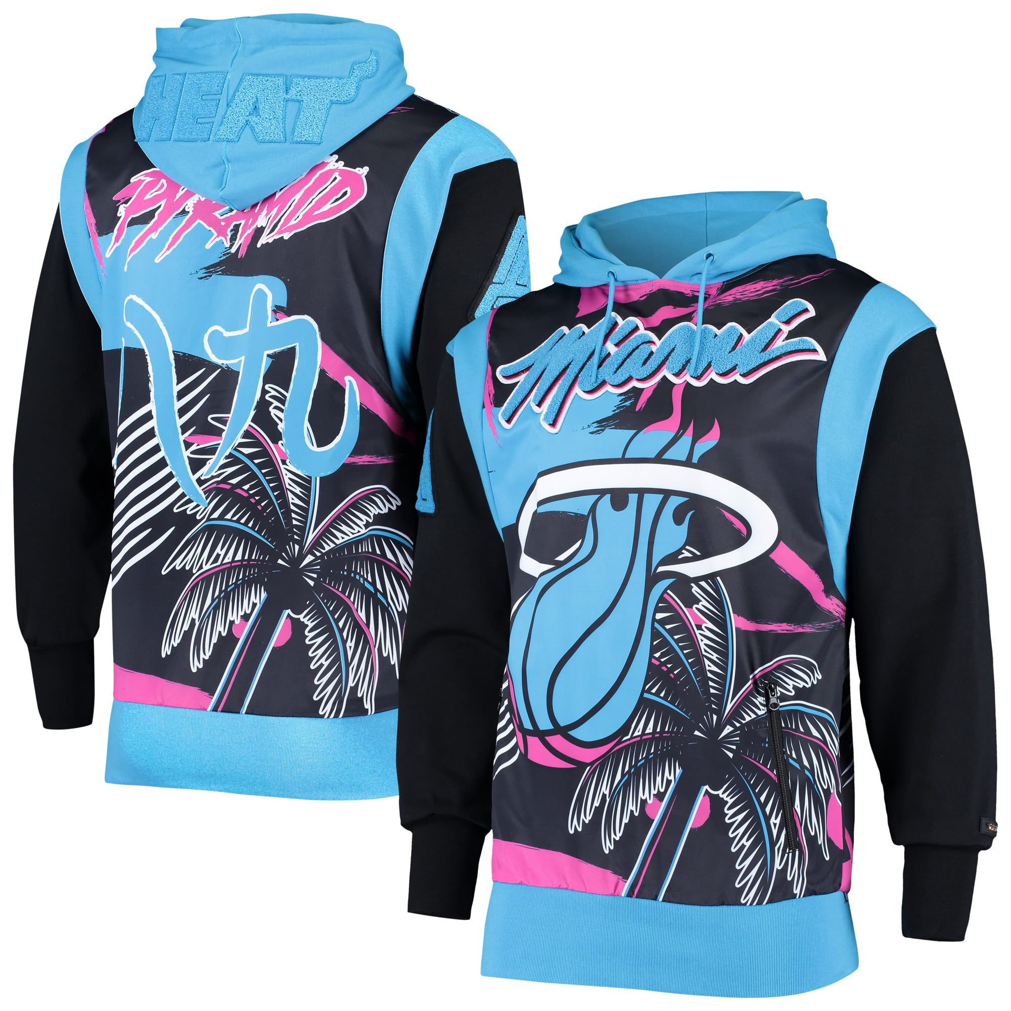 miami heat black pink and blue
