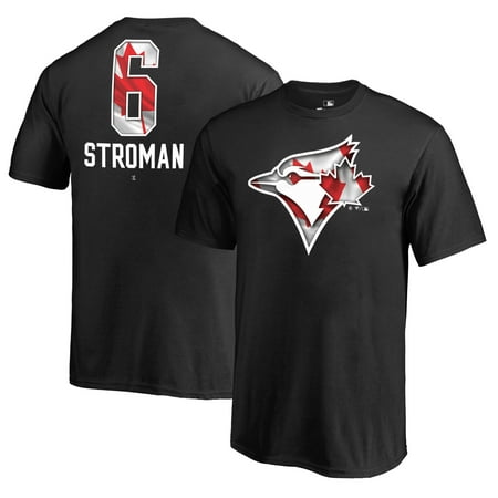 Marcus Stroman Toronto Blue Jays Fanatics Branded Youth 2019 Canada Day Banner Wave Name & Number T-Shirt - (Best Laptop Deals Memorial Day 2019)