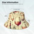 thumbnail image 3 of Balery Wine Sombreros para el sol para hombre y mujer, sombrero de pescador con UPF 50+, 3 of 6
