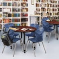 thumbnail image 2 of Regency 30 in.Round Height Adjustable Classroom Activity Table- Cherry, 2 of 5