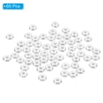 thumbnail image 3 of 6mm Spacer Beads, 60 Pcs Flat Bead Spacers Bulk Flat Round Disc Beads Loose Metal Brass for Jewelry Making, Silver Tone, 3 of 5