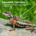 thumbnail image 4 of Zkca Reptiles Harness Leash, 3PCS Adjustable Bearded Dragon Harness with 5.4Ft Leash for Gecko, Bearded Dragon, Iguana, Hamster, Guinea Pig A417, 4 of 7