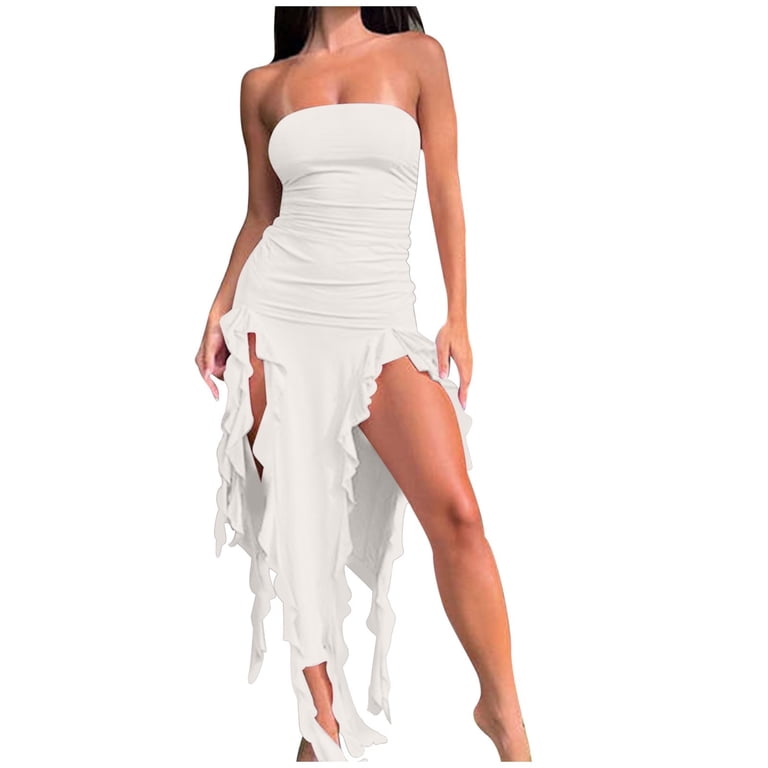 Sakmal Sexy Spring Dresses for Women 2025 White Mini Sheath Bodycon Dress Asymmetrical Hem Dresses for Women - Walmart.com Sakmal Sexy Spring Dresses for Women 2025 White Mini Sheath Bodycon Dress Asymmetrical Hem Dresses for Women - Walmart.com