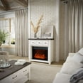 thumbnail image 2 of Jofran Hearthside Modern Rustic 32" Electric LED Fireplace 5000 BTU Console TV Stand, 2 of 6