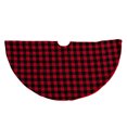 thumbnail image 5 of Falda para árbol de Navidad Joiedomi Buffalo Plaid 36 pulgadas rojo/negro, 5 of 5