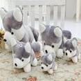 thumbnail image 4 of HUONA Husky Plush Toys Lovely and Comfortable Stuffed Soft Animal Pillow Dolls for Children and Girls Sleeping Mat Gifts 25cm, 4 of 10