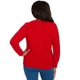 thumbnail image 2 of Alfred Dunner Womens Petite Cable Chenille Pullover Sweater, 2 of 4