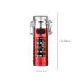 thumbnail image 4 of LACKUST Cigarette Lighter Usb Charger,2-in-1 USB Rechargeable Flashlight & Lighter - Waterproof,Red, 4 of 8
