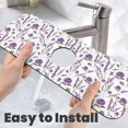 thumbnail image 6 of Sikiie Lavender Flowers Splash Guard for Sink Faucet-1 PC Super Absorbent Fast Drying Mat Sink Gadgets-Splash Guard for Kitchen, Sink Mat, 6 of 7
