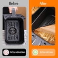 thumbnail image 3 of Air Fryer Liners, 150 Pcs Parchment Paper Liner, Non-Stick Baking Paper for Baking Roasting Microwave, 8.6 Inch Rectangular, 3 of 7