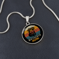 thumbnail image 4 of Blanc Rottweiler Mère Cercle Collier en Acier Inoxydable Ou en or 18 Carats 18-22", 4 of 8
