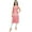Peach, variant on Bimba Womens Gray Moss Georgette Kurti With Tassel Summer Wear Tunic Blouse-4