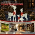 thumbnail image 6 of Yescom 3-Piece 5FT Pre-lit Christmas Reindeer Family Set with 290 LED Lights for Outdoor Indoor Home Yard Lawn Decorations, Silver, 6 of 9