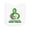 AA-White, variant on Inktastic Kidney Disease Awareness Ribbons Newborn Bib