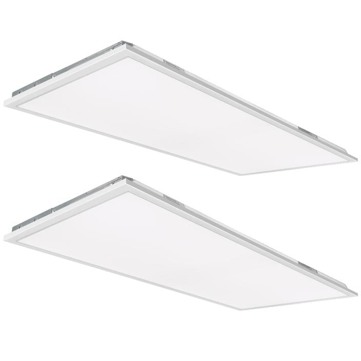 2x4 50W BackLit Flat LED Troffer Panel Light, 5500 lm 5000K Recessed