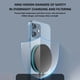 thumbnail image 4 of Cargador inalámbrico transparente de absorción magnética de 15 W, compatible con teléfonos móviles. Cargador inalámbrico con emisión de luz ambiental. Carga inalámbrica segura y rápida., 4 of 9