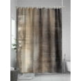 thumbnail image 5 of Abstract Paint Shower Curtain, Retro Brown Gradient Mottled Art Waterproof Shower Curtain Set with 12 Hooks Lightweight Washable Fabric Shower Curtains for Bathroom 36x72 Inches, 5 of 6