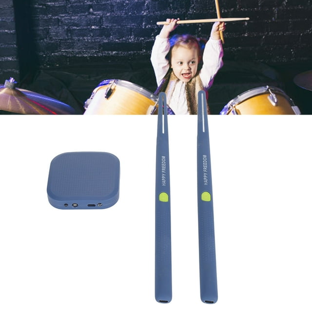 Ensemble de Tambours Électriques Portables avec Reconnaissance de Détection de Mouvement, Expérience Immersive en Matériau ABS
