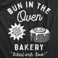 thumbnail image 2 of Maternity Bun In The Oven Bakery T Shirt Funny Cute Pregnant Pastry Baking Tee for Ladies, 2 of 9