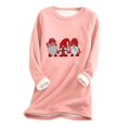 thumbnail image 4 of Birdeem Women's Large Loose Raglan Top Thickened and Velvet Lamb Wool Warm Underlay, 4 of 12