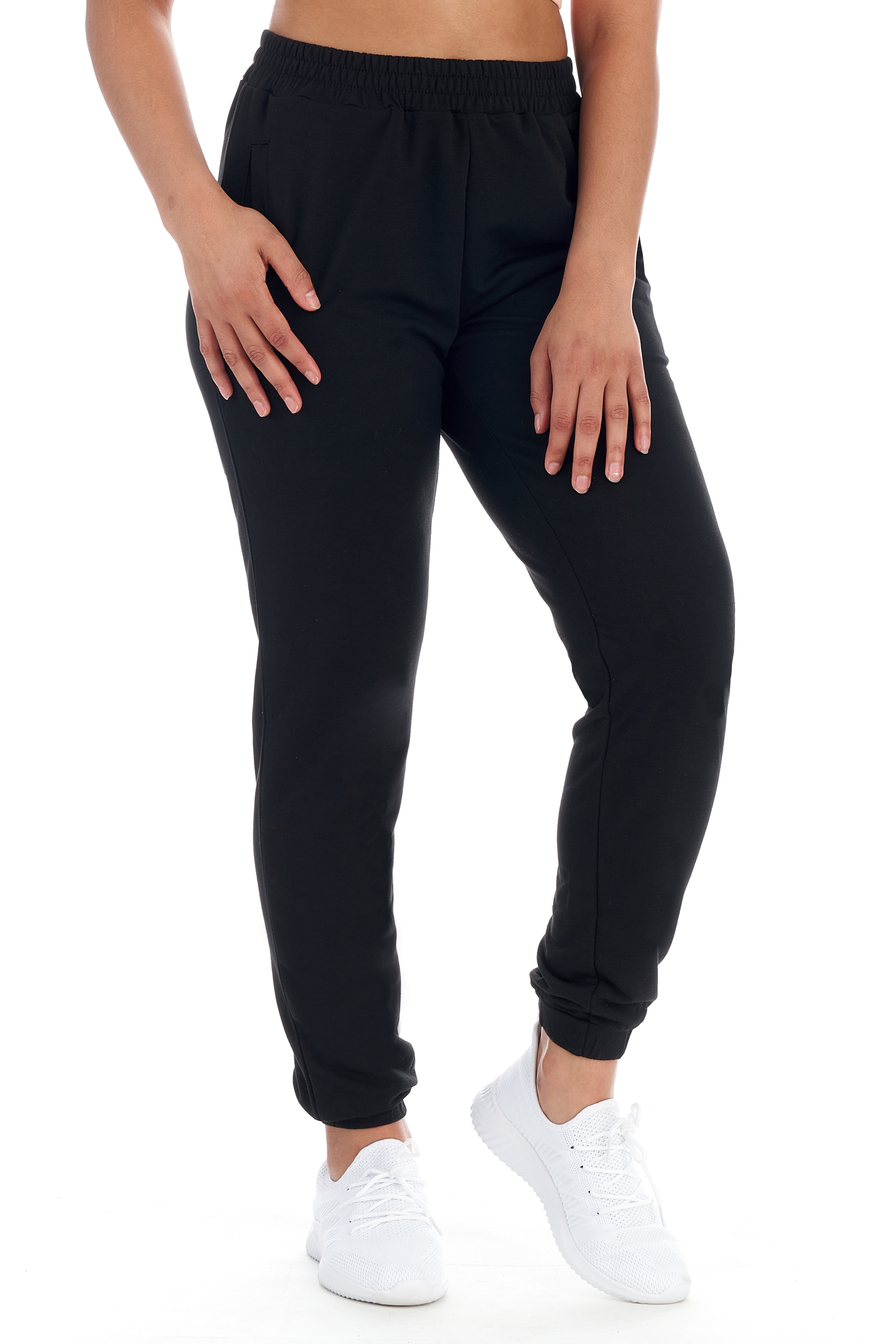 Women's Athleisure Fleece Jogger Sweatpants With Pockets