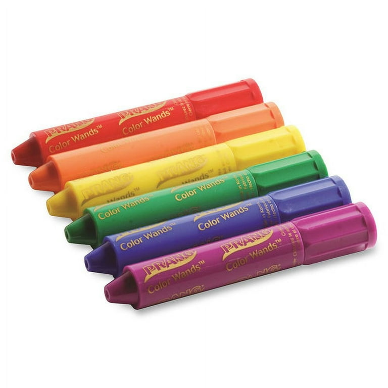 Prang Washable Color Wands - Red, Orange, Yellow, Green, Blue, Purple - 6 / Set Prang Washable Color Wands - Red, Orange, Yellow, Green, Blue, Purple - 6 / Set
