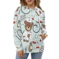 thumbnail image 3 of Doctor Bear Hospital Oversized Hoodies for Women Pullover Womens Clothes with Pocket Mens Ultimate Pullover Hoodie Sweatshirt S-6XL, 3 of 8