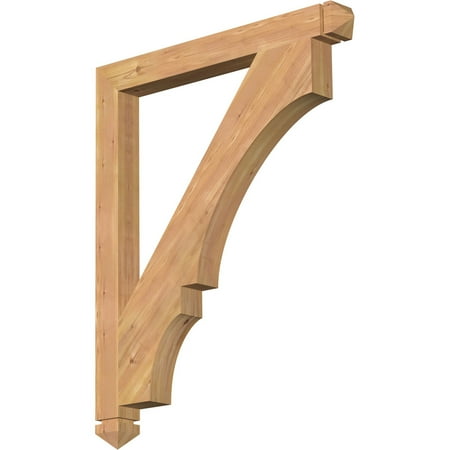 

Ekena Millwork 3 1/2 W x 36 D x 44 H Balboa Arts & Crafts Smooth Bracket Western Red Cedar