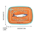 thumbnail image 3 of ajkijo Canned Sardines Makeup Bag, Funny Sardine Tin Fish Cosmetic Bag, Creative Cute Makeup Bag Kawaii Pencil Case Pouch, Make up Pouch for Women Orange, 3 of 5