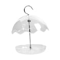 thumbnail image 1 of Comedero colgante para pájaros con cúpula transparente, protector , estación de alimentación para patio, exterior y balcón., 1 of 6