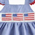 thumbnail image 6 of CAUYDY 4th Of July Outfits Toddler Girl 6 12 18 24 Months 2T 3T Fourth of July Clothes Infant American Flag Print Suit (Sizes 18-24 Months,Blue), 6 of 6