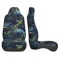 thumbnail image 3 of Sikiie Cartoon Dinosaur Car Seat Protector 2 Pack Car Seat Cushion Mat, Car Seat Covers for SUV, Truck, Van, 3 of 7