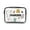 A, variant on ZLBDYG Transparent Categorized Storage Bags with Four Cute Pattern Designs for Organization, Portable Travel Organizer for Toiletries Cosmetics Medicines and Electronics