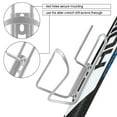 thumbnail image 5 of Universal Water Bottle Bike Cage Lightweight Aluminum Alloy Bicycle Brackets for MTB Road - Silver, 5 of 7