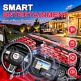 thumbnail image 6 of 24V 2 Seater Ride on Toys for Kids, Powered Ride on Car with Remote Control, 4 Wheel Suspension, Bluetooth, Music, LED, Dual 200W Motors, Soft Start, Electric Car for Big Kids Girls Boys 3-8, Red, 6 of 9