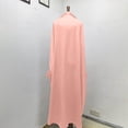 thumbnail image 5 of XUNKUSGA Muslim Girl Dress 6-13Y Classic Full Cover One-Piece Abaya for Kids Loose Batwing Sleeve Islam Dubai Modest Robe Lightweight Comfortable Maxi Dress,Pink, 5 of 8