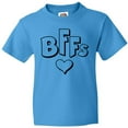 thumbnail image 3 of Inktastic BFFs- best friends forever heart Youth T-Shirt, 3 of 5