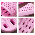 thumbnail image 5 of Shower Slippers Slides for Women Men Holes Quick Drying Bath Bathroom Pool Gym College Dorm Anti Skid Slip-On, 5 of 7