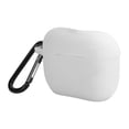 thumbnail image 4 of Funda protectora de silicona para auriculares IOS Pro/III, funda de carga para auriculares Bluetooth, color blanco, 4 of 5