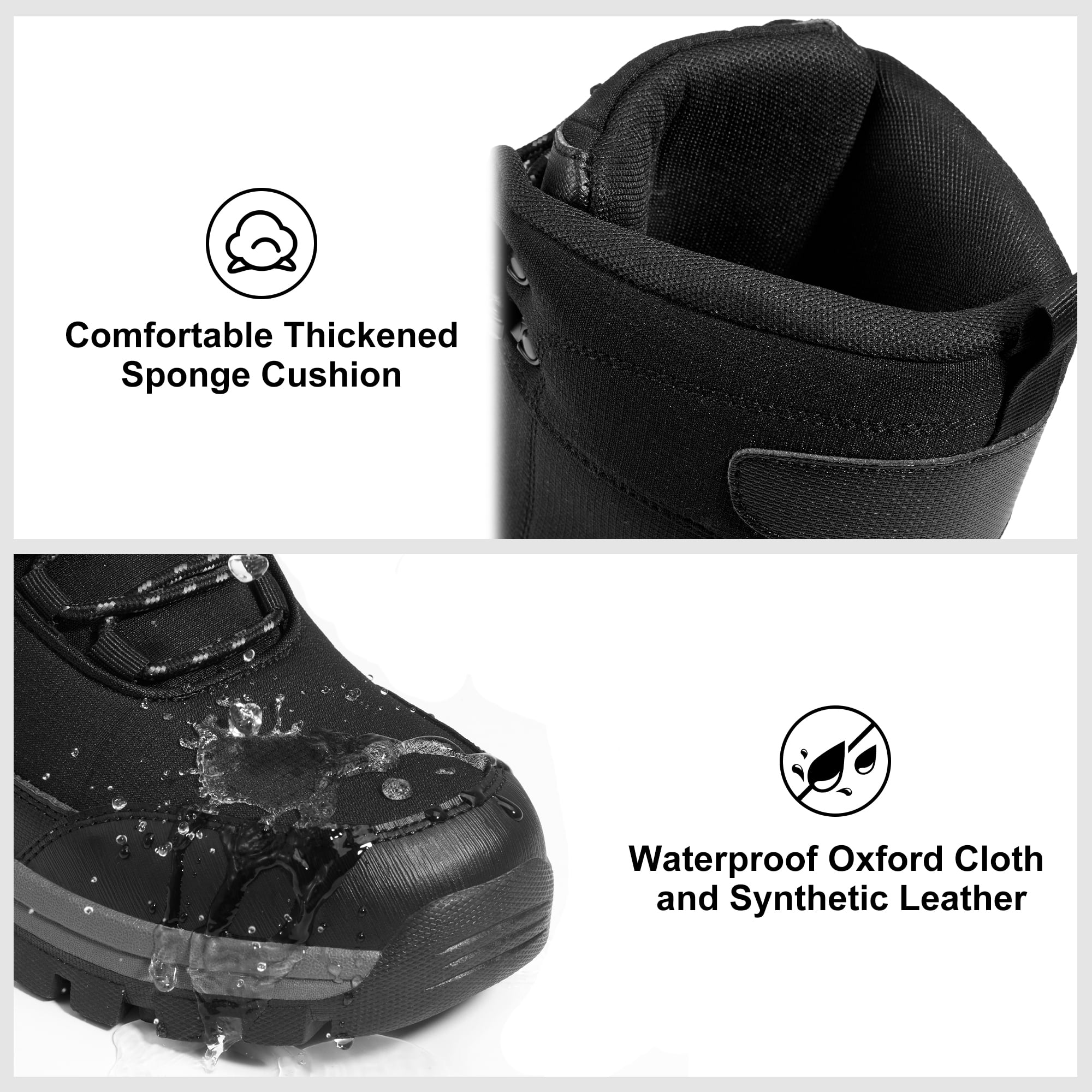 MeMoride Men's Waterproof Hiking Boots Breathable Non-Slip Outdoor Trekking Shoes for Camping & Hiking