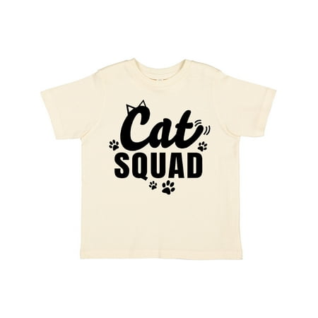 

Inktastic Cat Squad with Paw Prints Gift Toddler Boy or Toddler Girl T-Shirt