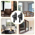 thumbnail image 3 of Window Hook Lock Aluminum Alloy Window Sash Blocking Lock Universal Sliding Door Lock Buckle With Hook Hardware Limiter Latch, 3 of 8