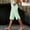 Green, variant on Striped Pants Women Cropped Pants for Women Elastic Waist Split Hem Linen Pants with Pockets Casual Loose Comfy Pants for Everyday Looks Outdoors Wear