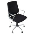 thumbnail image 6 of Zip Office Chair - Grey, Black Fabric, 6 of 6