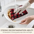thumbnail image 5 of 2 Pcs Funny Kitchen Towels,Red Christmas Snowflake and Plaid Pattern Microfiber Dish Towels,Kitchen Tea Towels,Kitchen Towel Set (18" X 26"), 5 of 7